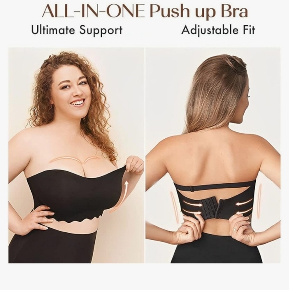 2 for 1 Womans strap or strapless push up bra NWOT - Picture 4 of 11